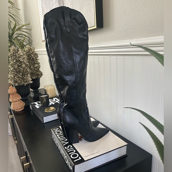 Steve Madden Ranger Black Over the Knee Boots - Picture 11 of 16